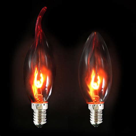 vintage flame light bulbs|candle flame light bulbs.